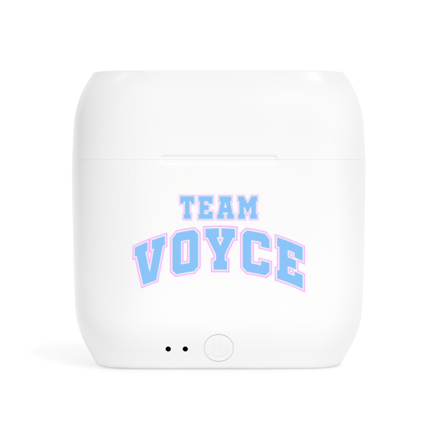 Team Voyce Wireless Earbuds with Case - Cotton Candy