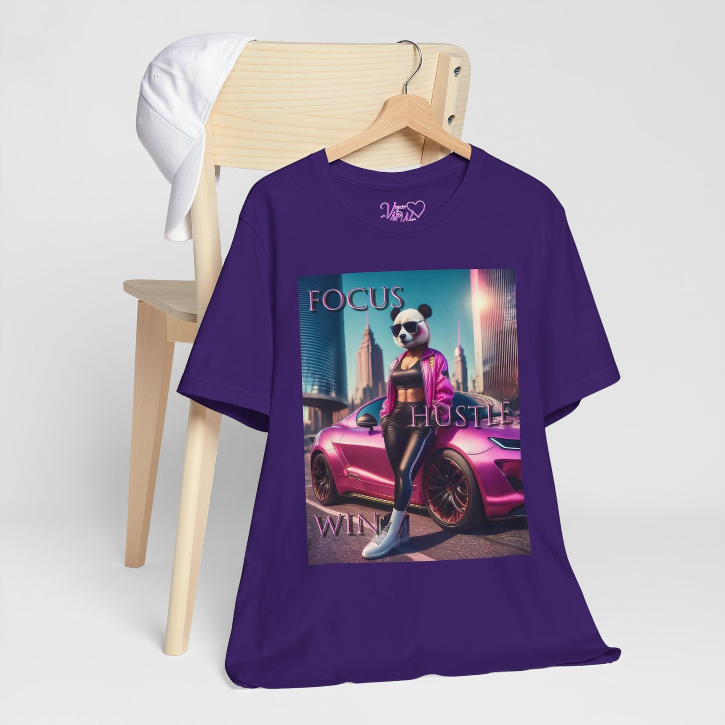 Focus Hustle Win - Women's Affirmation T-Shirt