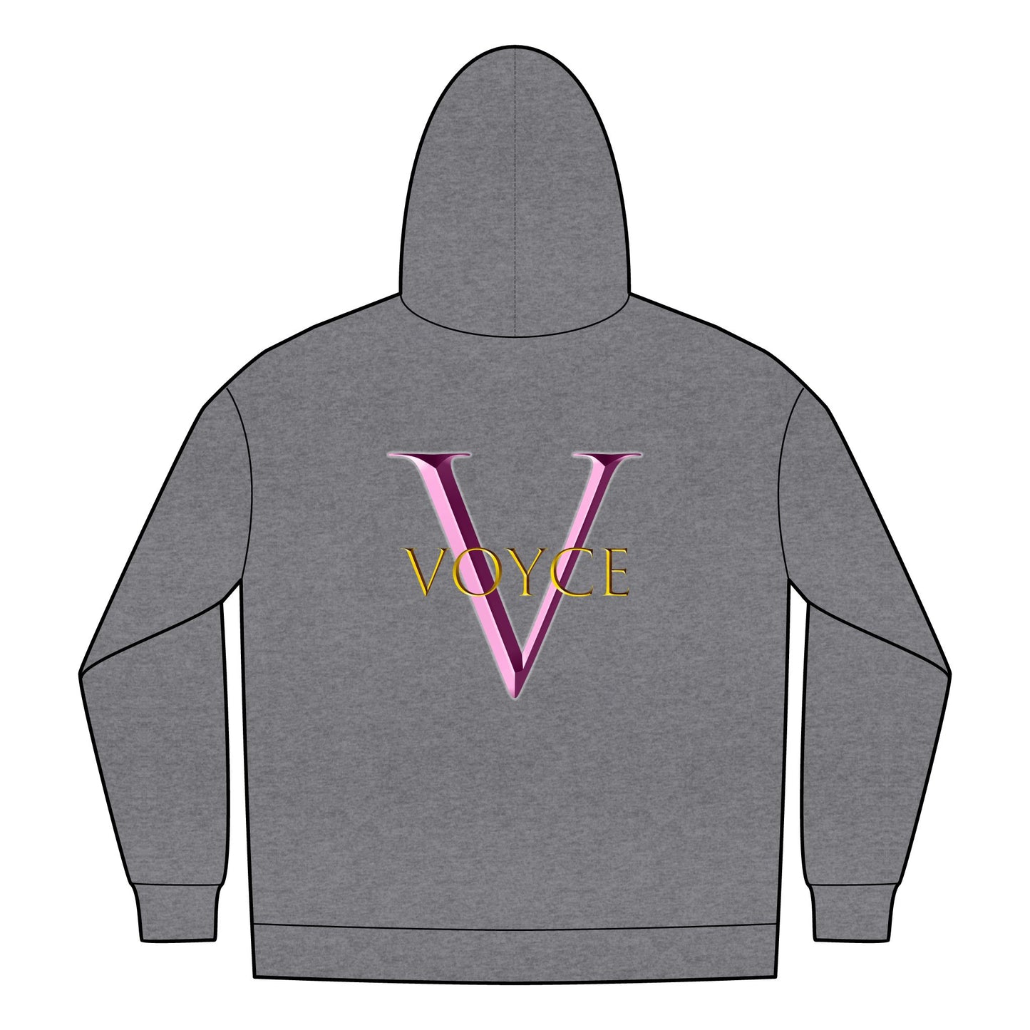 Voyce McWilliams Unisex Zip Hoodie - Contemporary Casual Wear