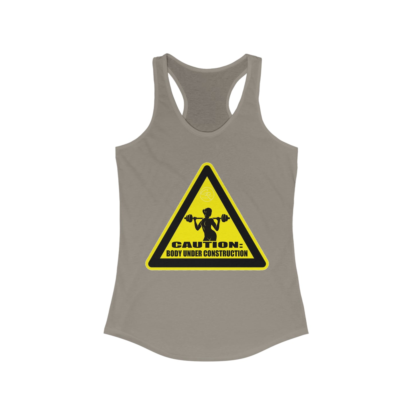 Women's Body Under Construction Racerback Tank