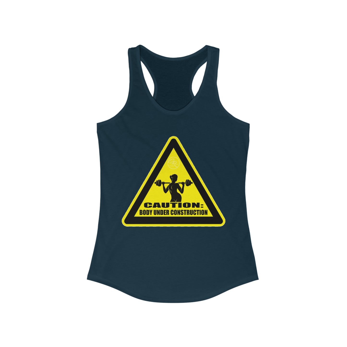 Women's Body Under Construction Racerback Tank
