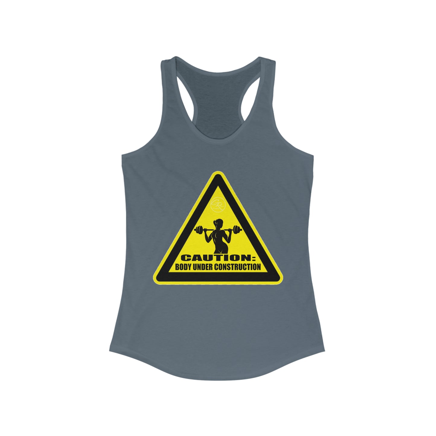 Women's Body Under Construction Racerback Tank