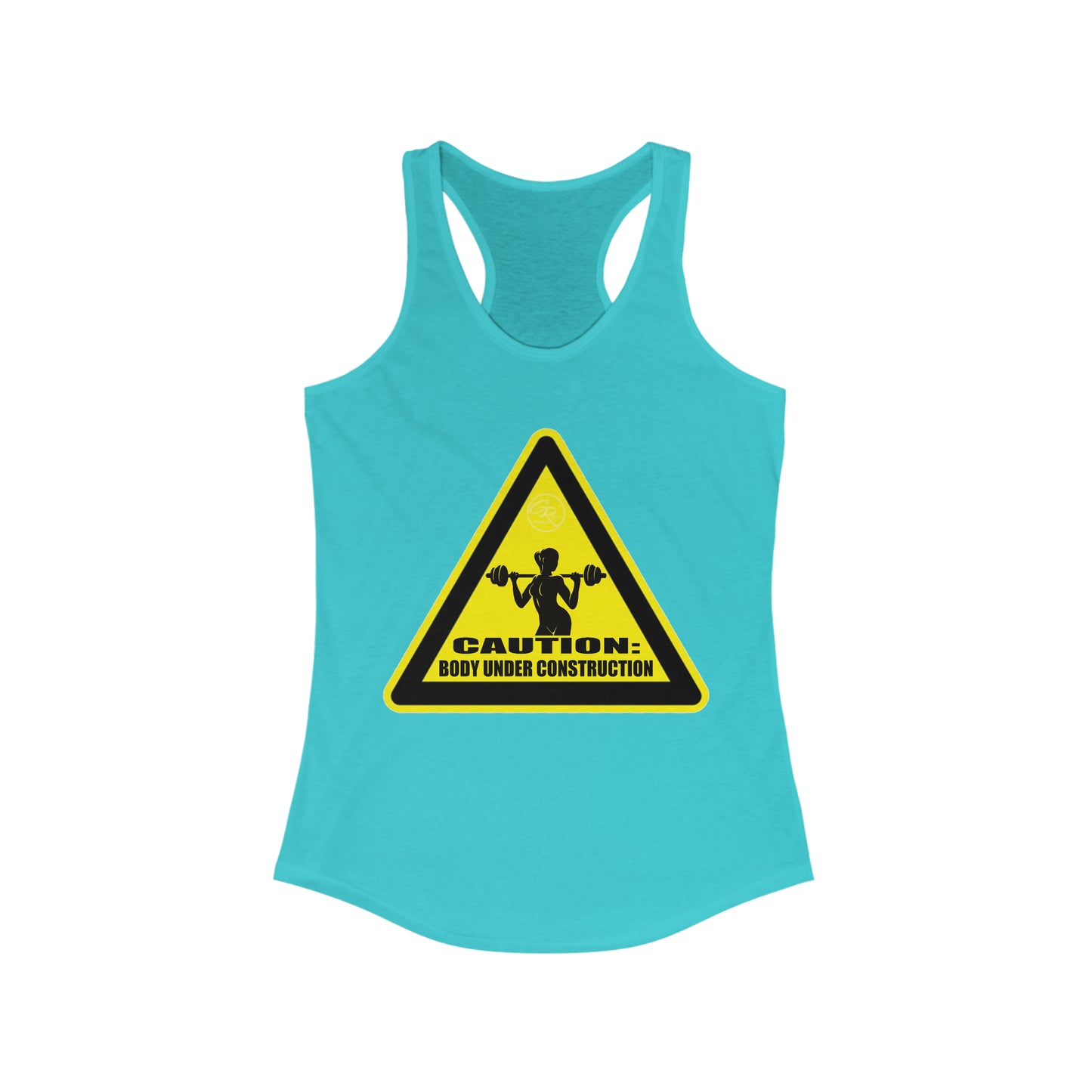 Women's Body Under Construction Racerback Tank