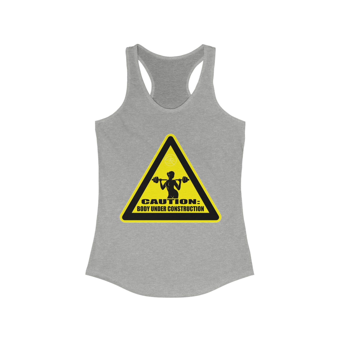 Women's Body Under Construction Racerback Tank