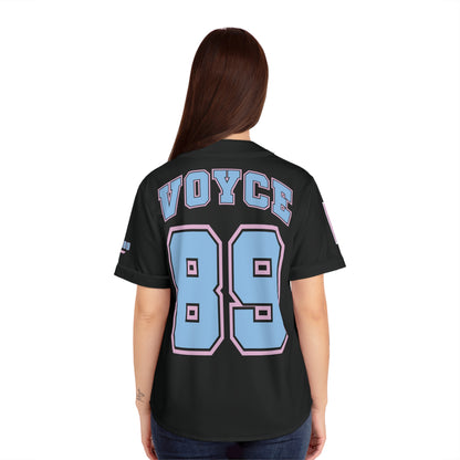 Team Voyce Women's Baseball Jersey - Black