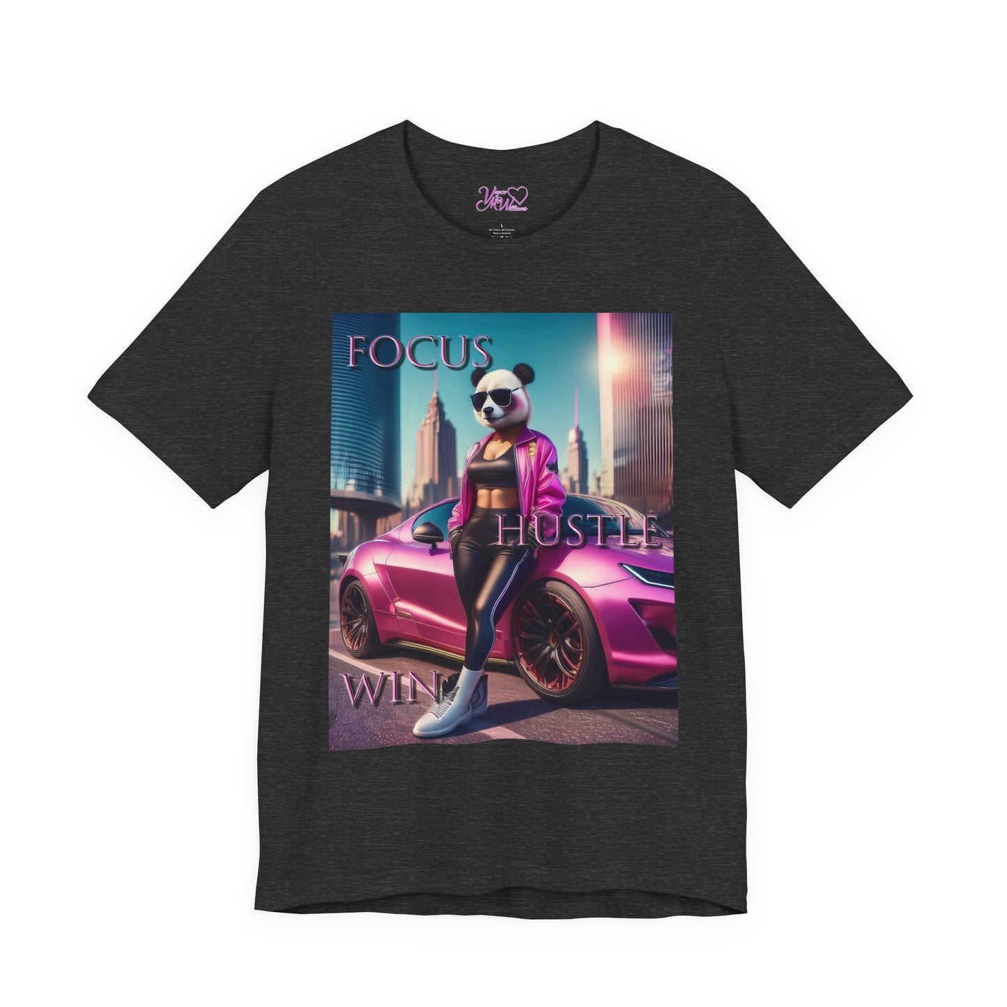 Focus Hustle Win - Women's Affirmation T-Shirt