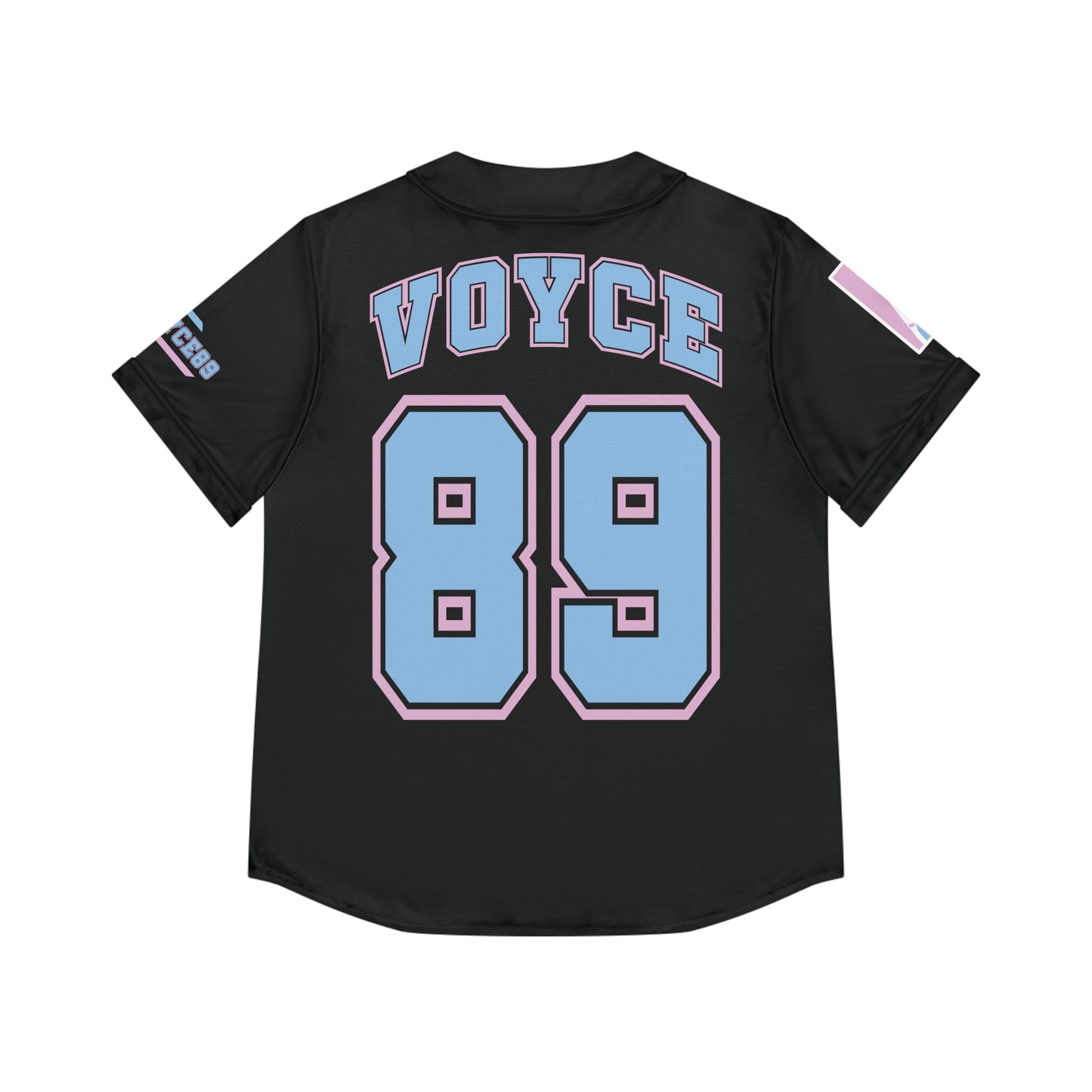 Team Voyce Women's Baseball Jersey - Black