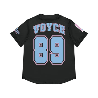 Team Voyce Women's Baseball Jersey - Black