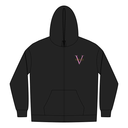 Voyce McWilliams Unisex Zip Hoodie - Contemporary Casual Wear