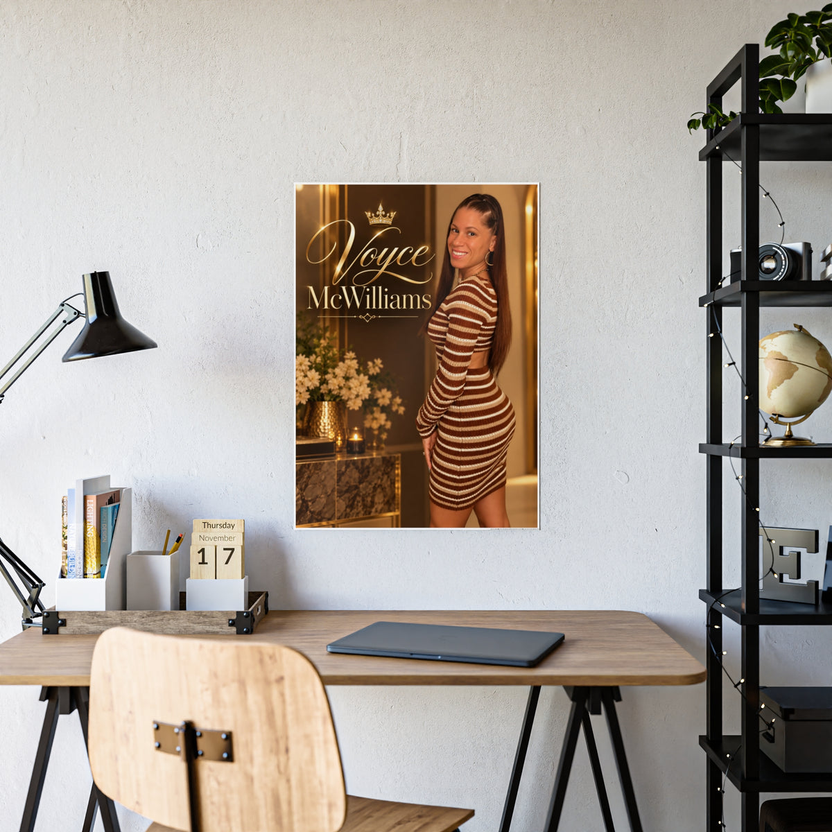 Voyce McWilliams Golden Glow Glossy Poster