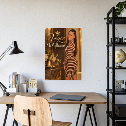 Voyce McWilliams Golden Glow Glossy Poster