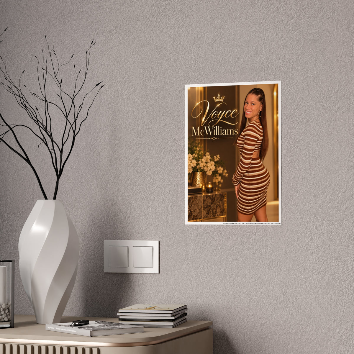 Voyce McWilliams Golden Glow Glossy Poster