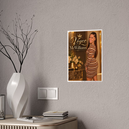 Voyce McWilliams Golden Glow Glossy Poster