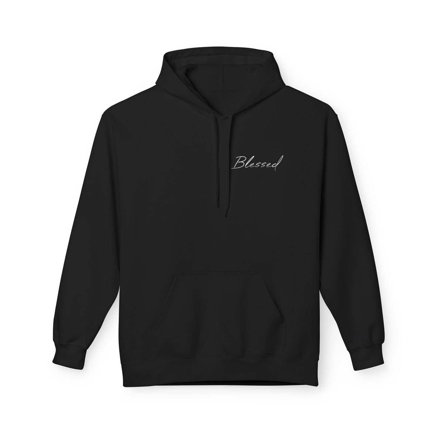 Blessed Hoodie — Faith Hoodie with John 7:38 Back Quote
