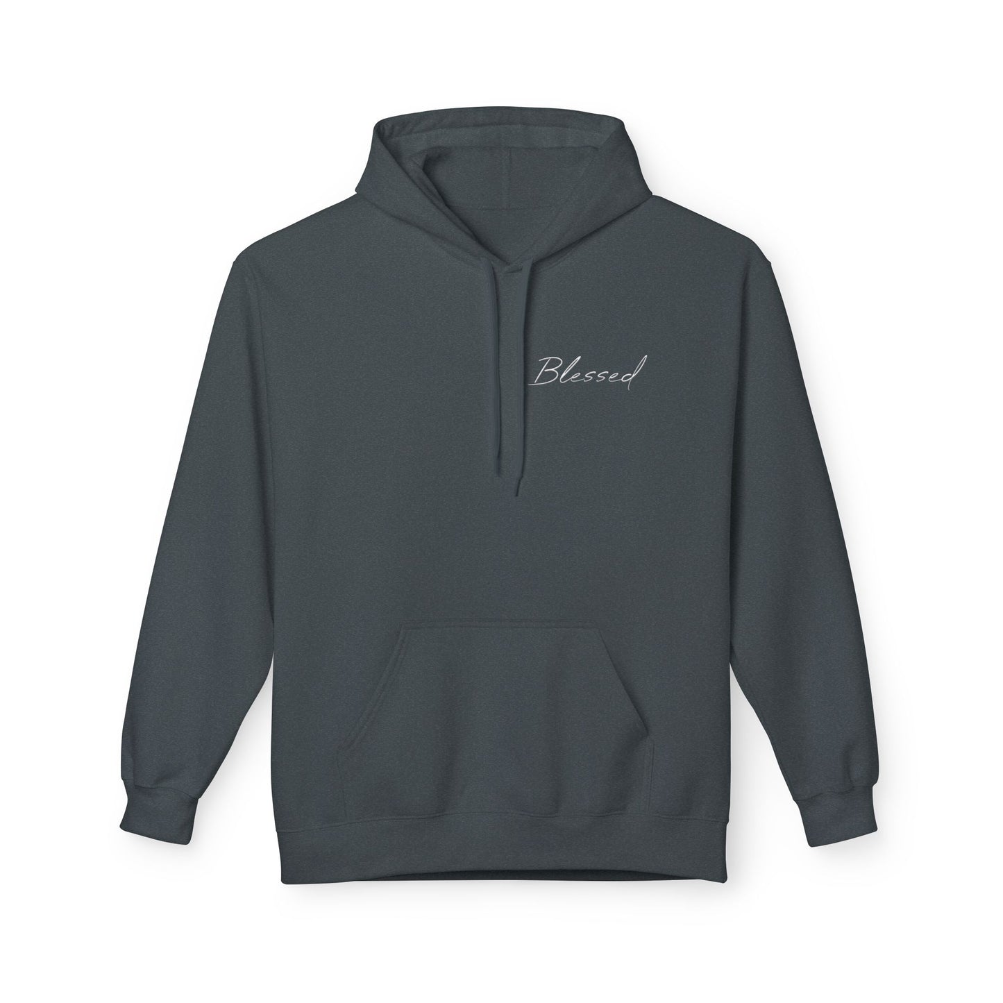 Blessed Hoodie — Faith Hoodie with John 7:38 Back Quote