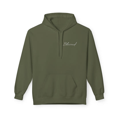 Blessed Hoodie — Faith Hoodie with John 7:38 Back Quote