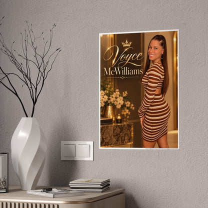 Voyce McWilliams Golden Glow Glossy Poster