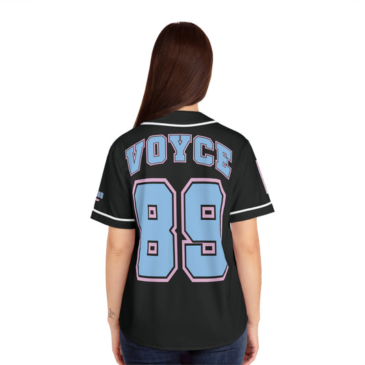 Team Voyce Women's Baseball Jersey - Black