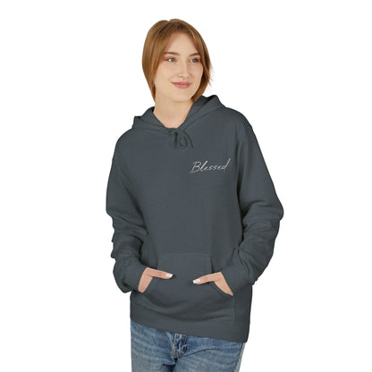 Blessed Hoodie — Faith Hoodie with John 7:38 Back Quote