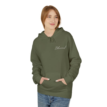 Blessed Hoodie — Faith Hoodie with John 7:38 Back Quote