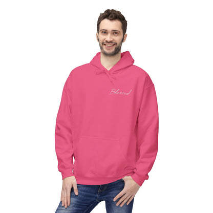 Blessed Hoodie — Faith Hoodie with John 7:38 Back Quote