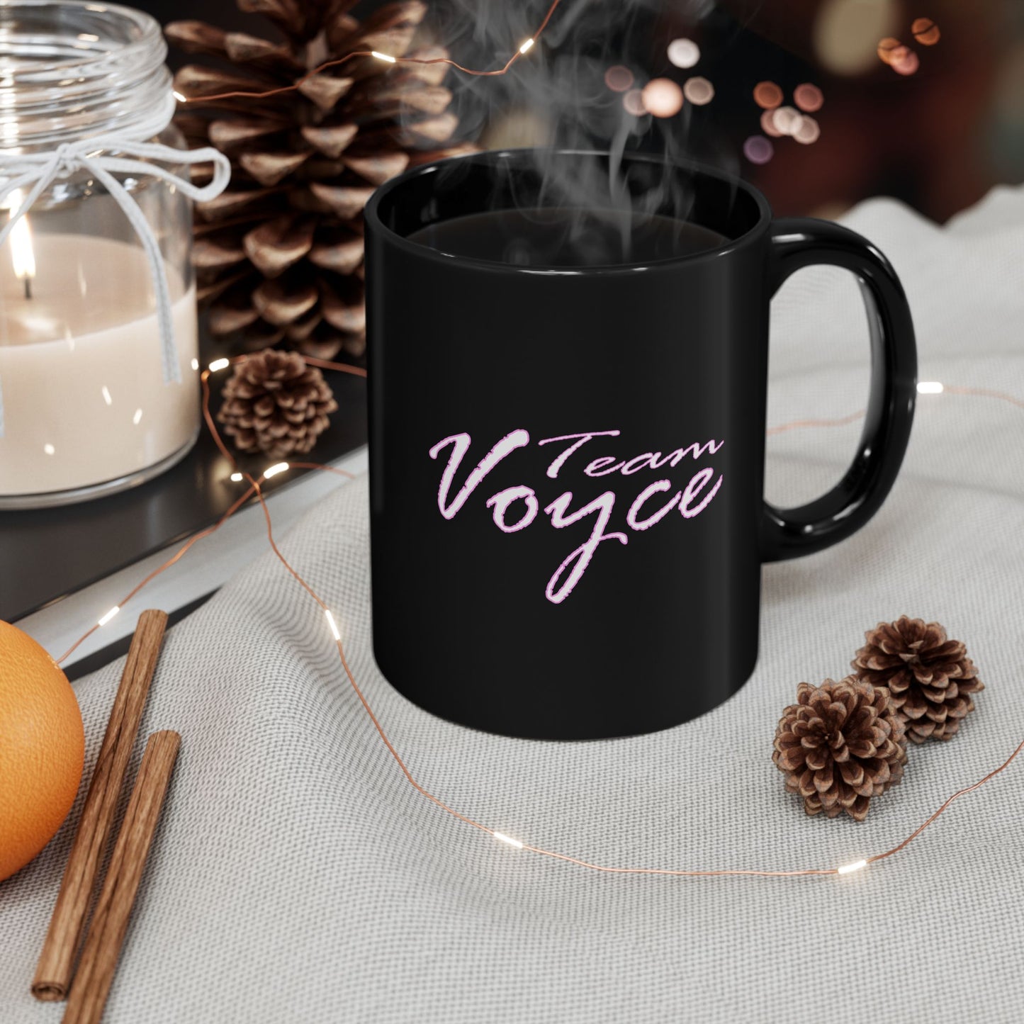 Team Voyce Do It Like Me Black Coffee Mug | Voyce McWilliams Music Merch (11oz & 15oz)