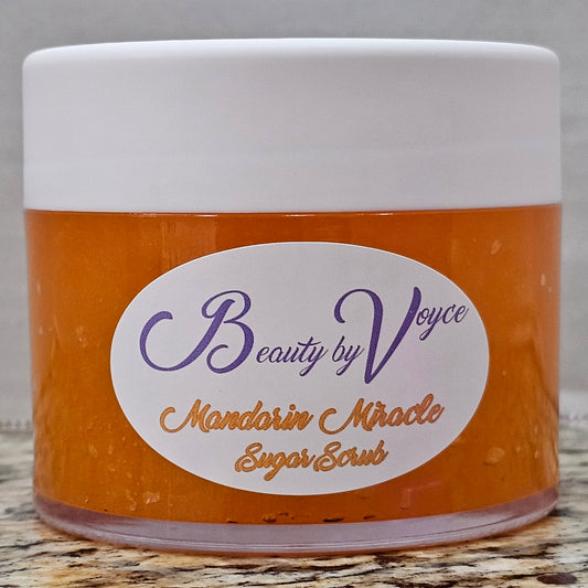 Beauty by Voyce - Mandarin Miracle Sugar Scrub - 10.1 oz/300 ml