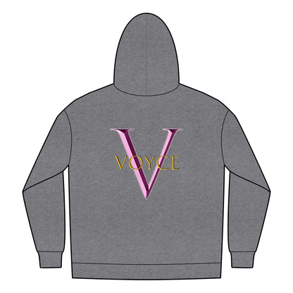 Voyce McWilliams Unisex Zip Hoodie - Contemporary Casual Wear