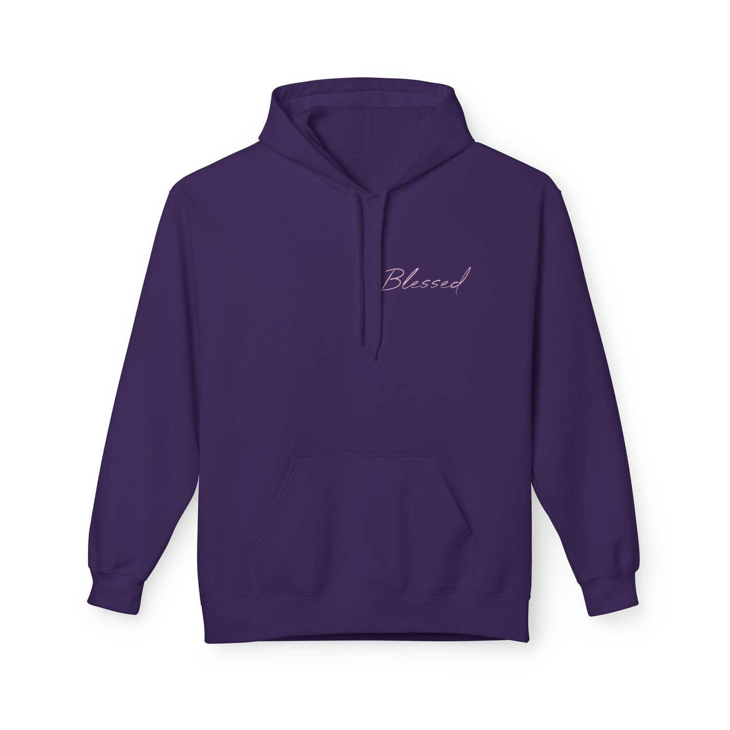 Blessed Hoodie — Faith Hoodie with John 7:38 Back Quote