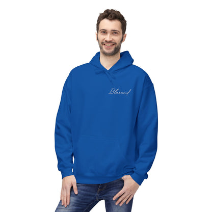 Blessed Hoodie — Faith Hoodie with John 7:38 Back Quote