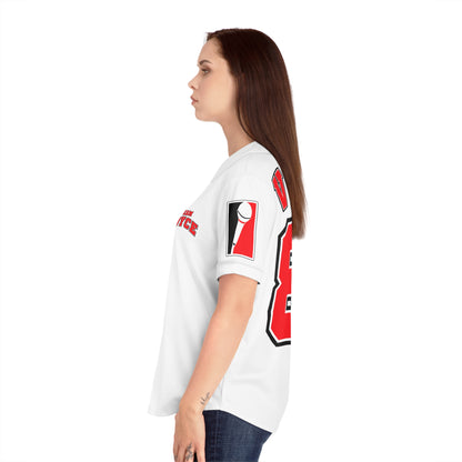 Team Voyce Women's Baseball Jersey - White, Red and Black