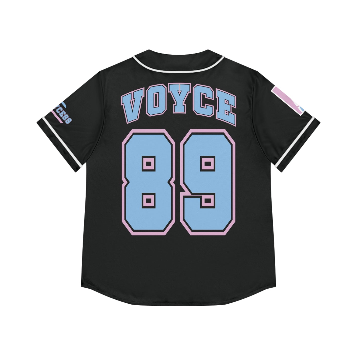 Team Voyce Women's Baseball Jersey - Black