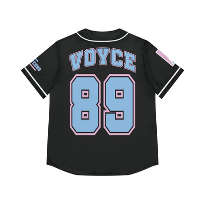 Team Voyce Women's Baseball Jersey - Black