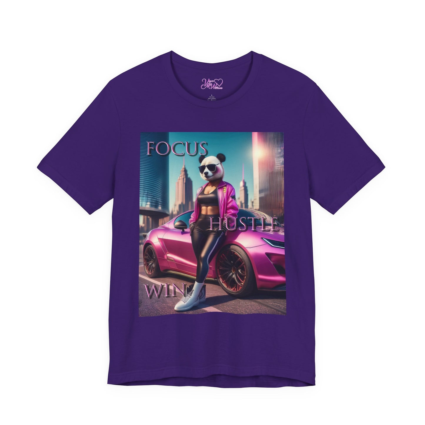 Focus Hustle Win - Women's Affirmation T-Shirt