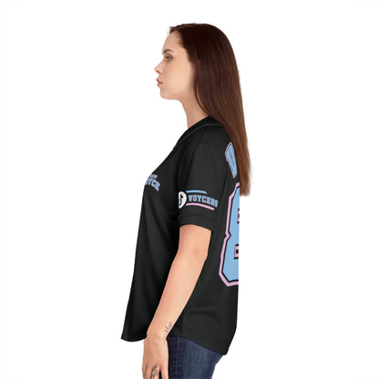 Team Voyce Women's Baseball Jersey - Black