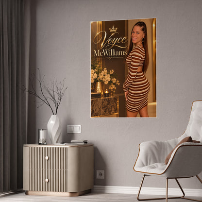 Voyce McWilliams Golden Glow Glossy Poster