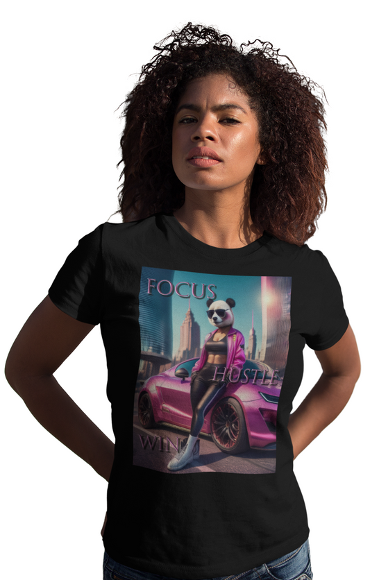 Focus Hustle Win - Women's Affirmation T-Shirt